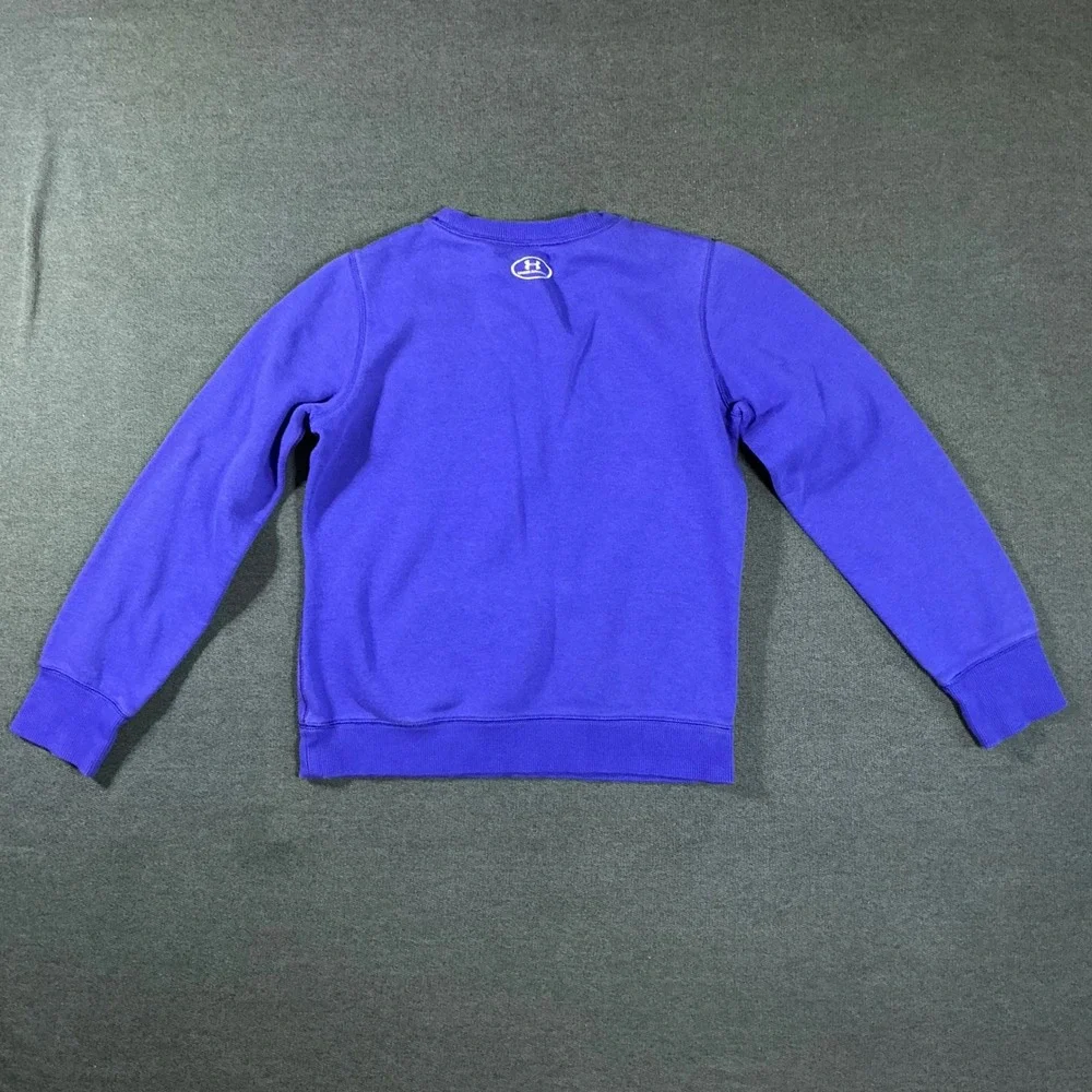 Under Armour Kids Purple Fleece Sweatshirt and Joggers Tracksuit Set Size Large